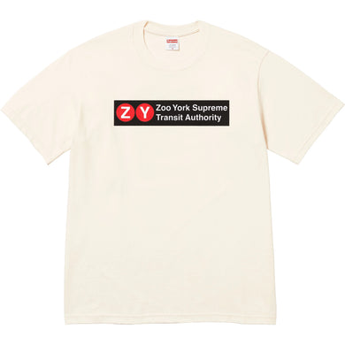 Supreme Zoo York Transit Tee Cream