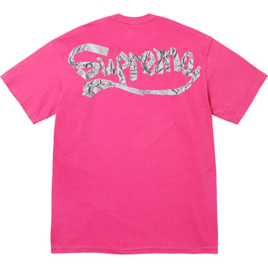 Supreme Tape Tee Fuchsia