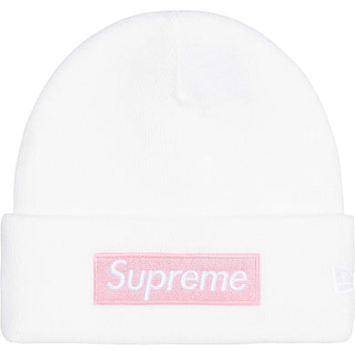 Supreme FW25 New Era® Box Logo Beanie White