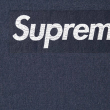 Supreme SS25 Washed Box Logo Crewneck Navy