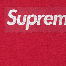 Supreme SS25 Washed Box Logo Crewneck Red