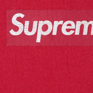 Supreme SS25 Washed Box Logo Crewneck Red