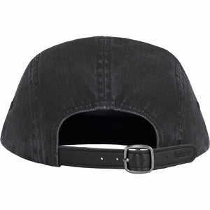 Supreme SS25 Washed Chino Twill Camp Cap Black