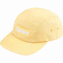 Supreme SS25 Washed Chino Twill Camp Cap Light Yellow