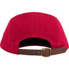 Supreme SS25 Washed Chino Twill Camp Cap Red