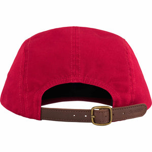 Supreme SS25 Washed Chino Twill Camp Cap Red