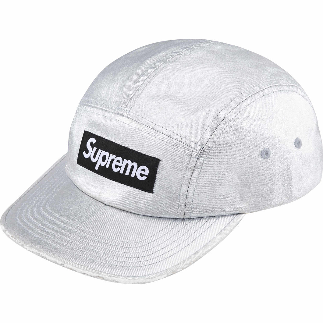 Supreme SS25 Washed Chino Twill Camp Cap Sliver