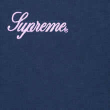Supreme Washed Script SS Top Navy