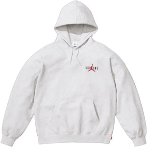 Supreme® Jordan® Hooded Sweatshirt Ash Grey