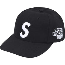 Supreme World Famous S Logo 6 Panel Black
