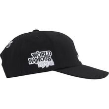Supreme World Famous S Logo 6 Panel Black