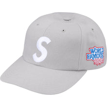 Supreme World Famous S Logo 6 Panel Grey