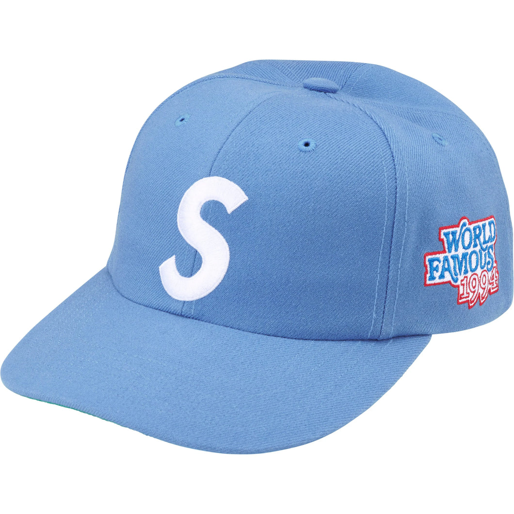 Supreme World Famous S Logo 6 Panel Light Blue