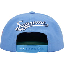 Supreme World Famous S Logo 6 Panel Light Blue