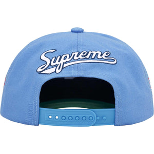 Supreme World Famous S Logo 6 Panel Light Blue