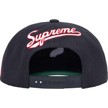 Supreme World Famous S Logo 6 Panel Navy