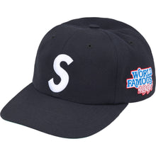 Supreme World Famous S Logo 6 Panel Navy