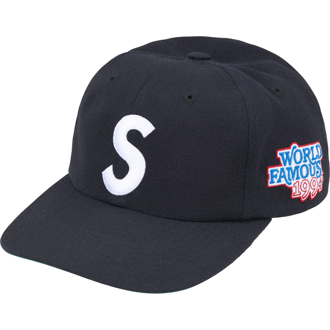 Supreme World Famous S Logo 6 Panel Navy