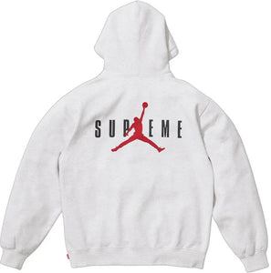 Supreme® Jordan® Hooded Sweatshirt Ash Grey