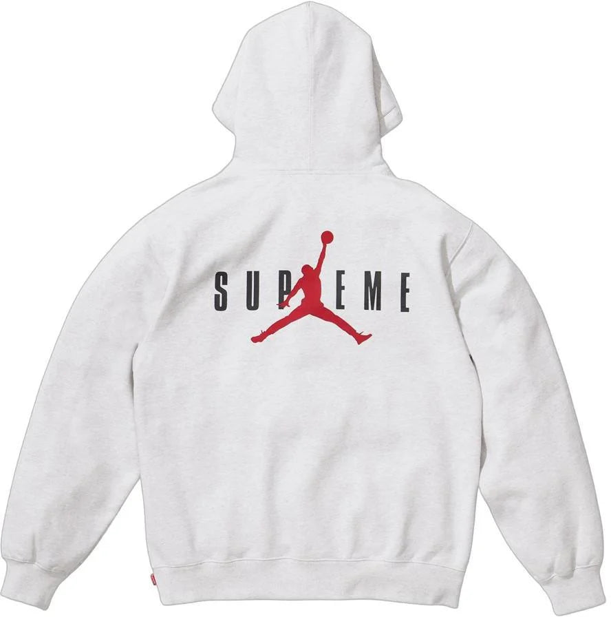 Supreme® Jordan® Hooded Sweatshirt Ash Grey