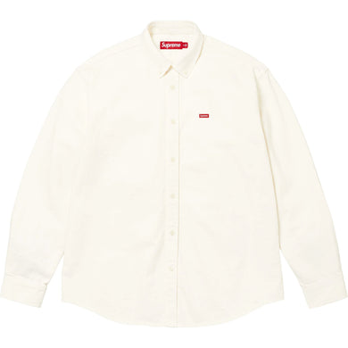 Supreme FW25 Small Box Denim Shirt White