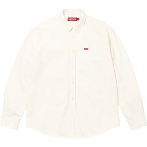 Supreme FW25 Small Box Denim Shirt White