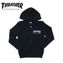 Thrasher Japan Kids BBQ Zip Up Hood Black