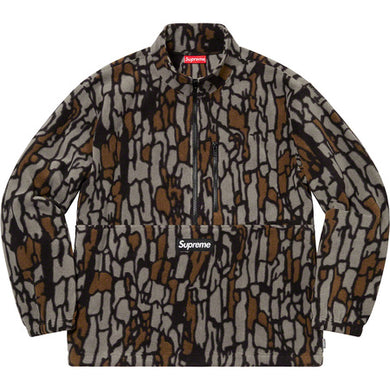 Supreme Polartec Half Zip Pullover Olive Camo