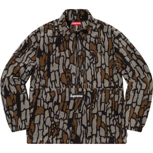 Supreme Polartec Half Zip Pullover Olive Camo