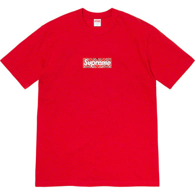 Supreme Bandana Box Logo Tee Red
