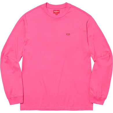 Supreme Small Box L/S Tee Pink