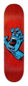 Santa Cruz Screaming Hand Skate Deck Red