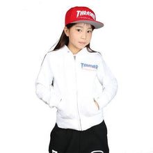 Thrasher Japan Kids BBQ Zip Up Hood Grey
