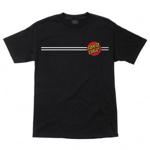 Santa Cruz Dot Regular Tee Black