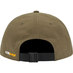 Supreme Brushed Cordura Small Box 6-Panel Olive