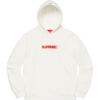 Supreme Motion Logo Hooded Sweatshirt White