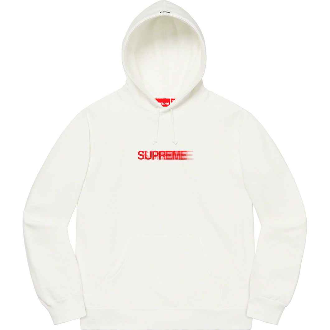 Supreme Motion Logo Hooded Sweatshirt White