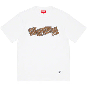 Cut Logo S/S Top White