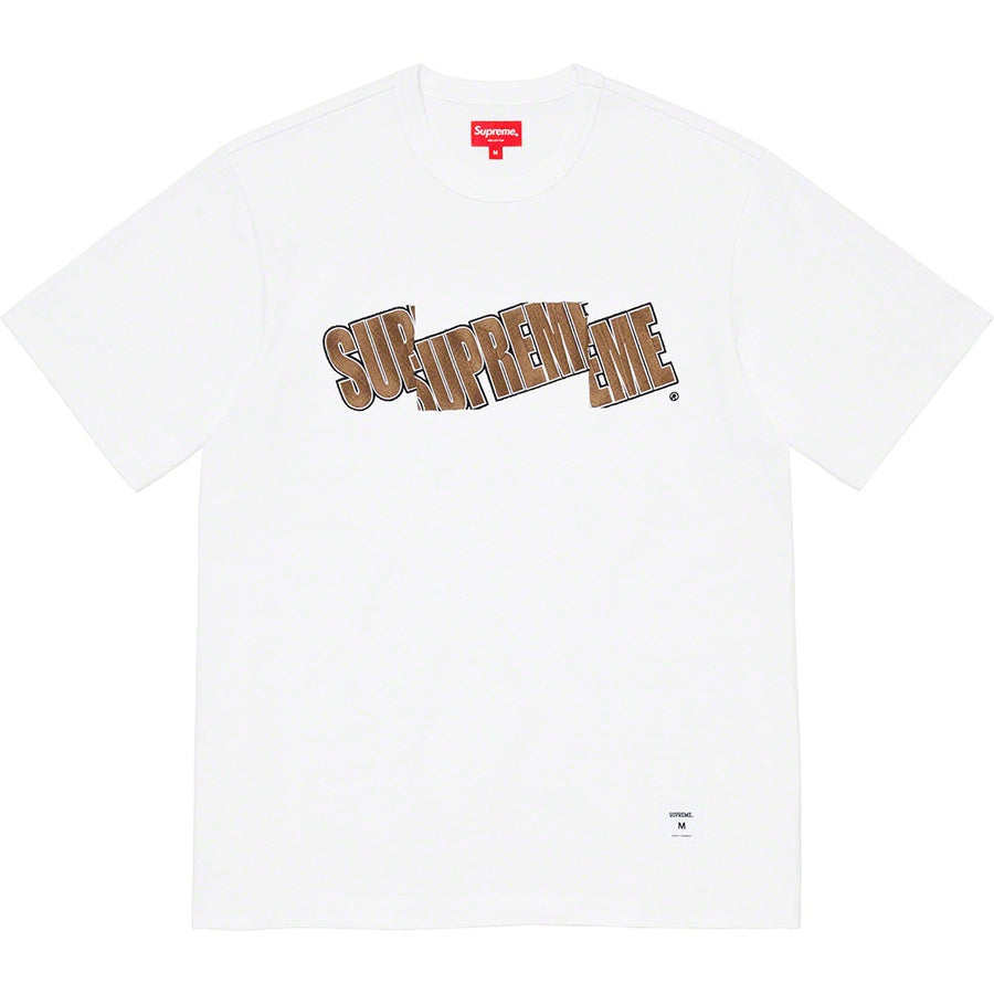 Cut Logo S/S Top White