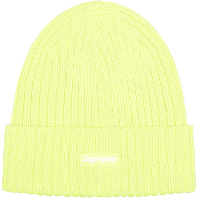 Supreme Overdyed Beanie Lime