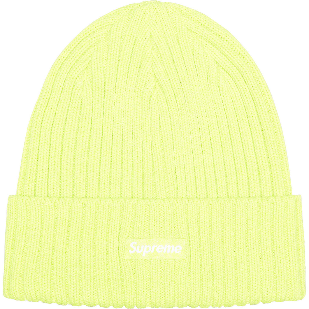 Supreme Overdyed Beanie Lime