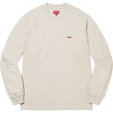 SS23 Supreme Small Box L/S Tee Oatmeal