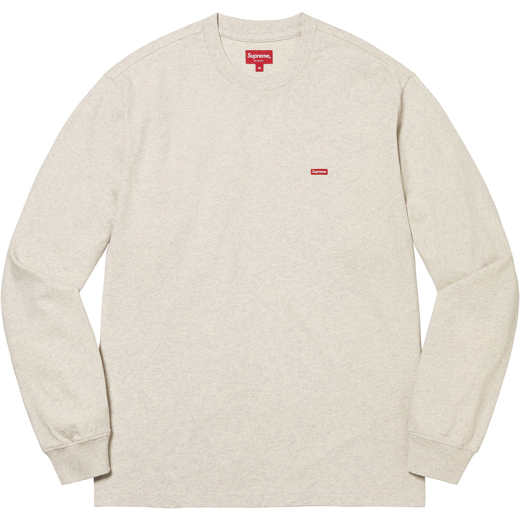 SS23 Supreme Small Box L/S Tee Oatmeal