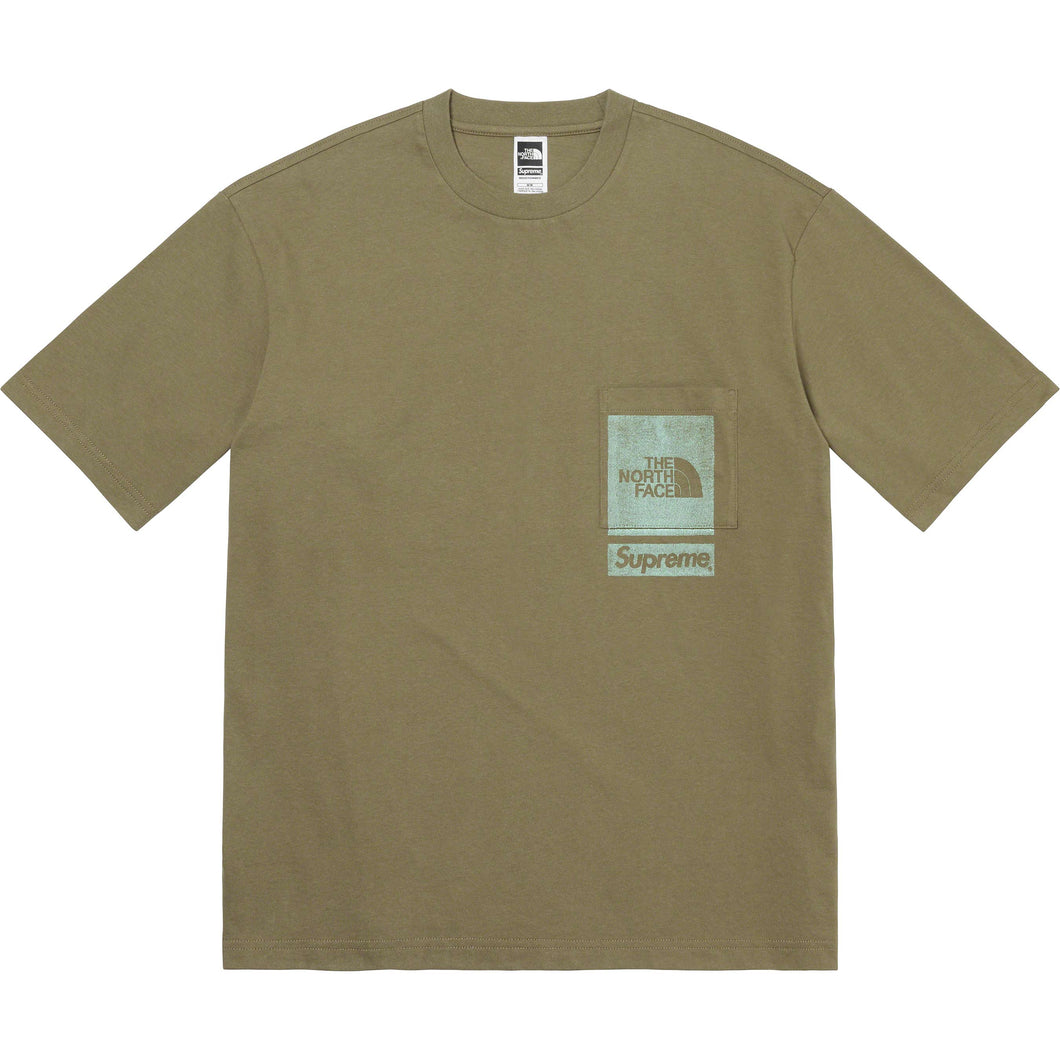 Supreme/The North Face® Printed Pocket Tee Olive