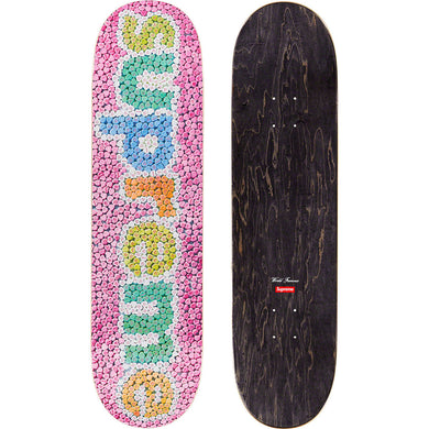Supreme Candy Hearts Skateboard Pink