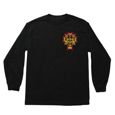 Dogtown Cross Fade L/S Tee Black