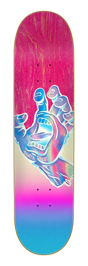 Santa Cruz 7.75in x 31.4in Iridescent Hand Skateboard Deck