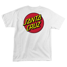 Santa Cruz Classic Dot Tee White