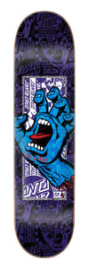 Santa Cruz Flier Collage Hand 7 Ply Birch Skate Deck