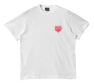 Thrasher Japan Burning Heart Tee White